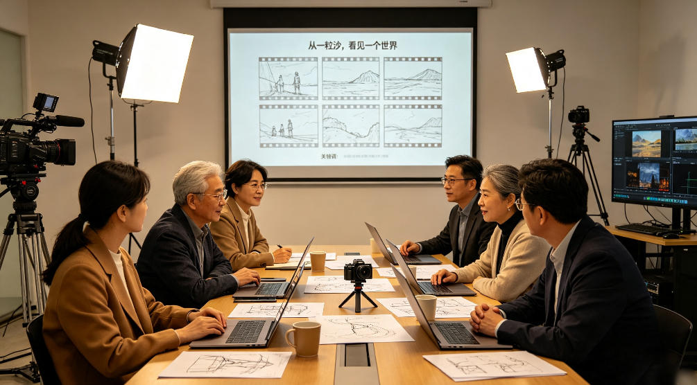 郑州某高新材料公司宣传片制作创意分析|以微观科技叙事创意为例